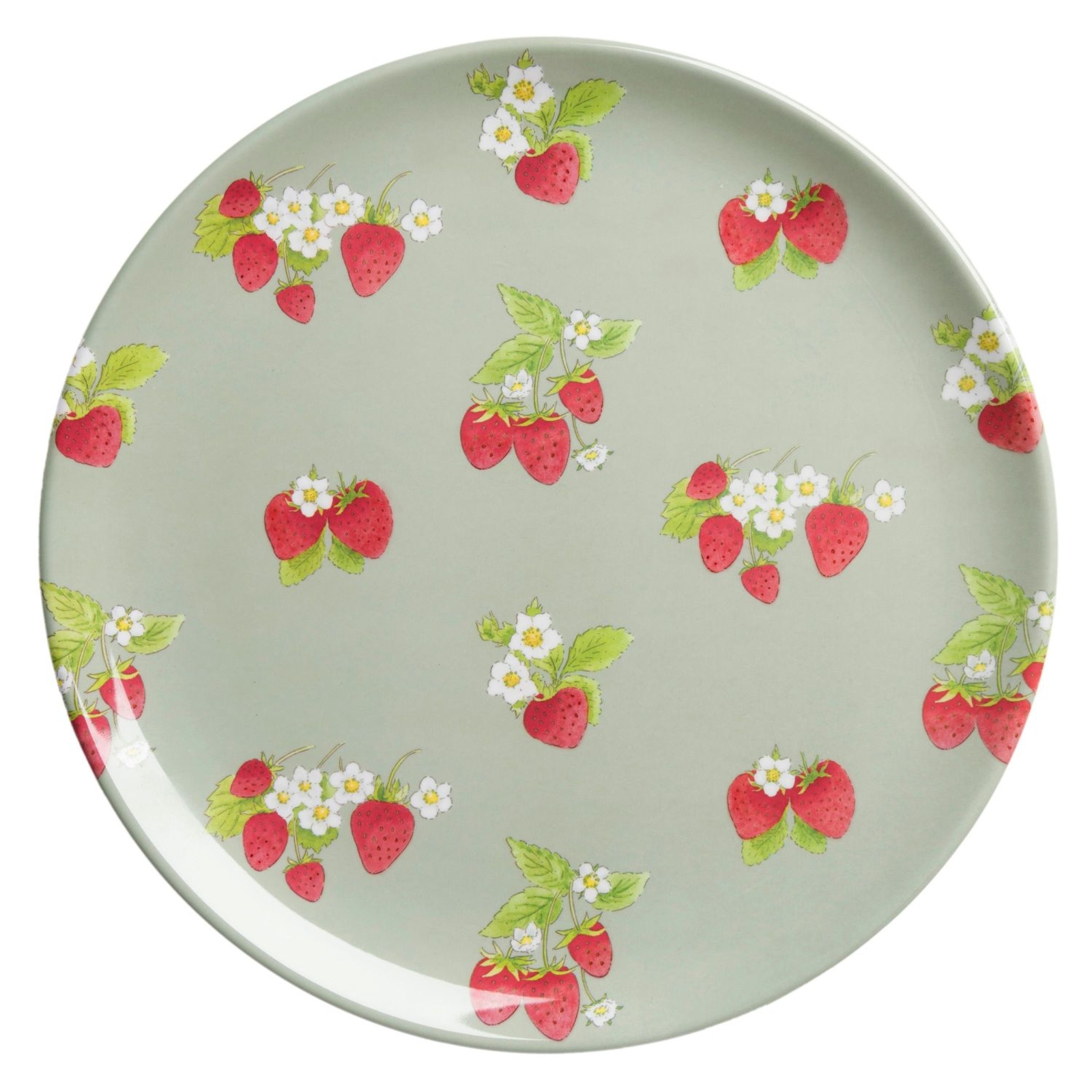 Sophie Allport Strawberries Melamine Dinner Plate - zestgifts